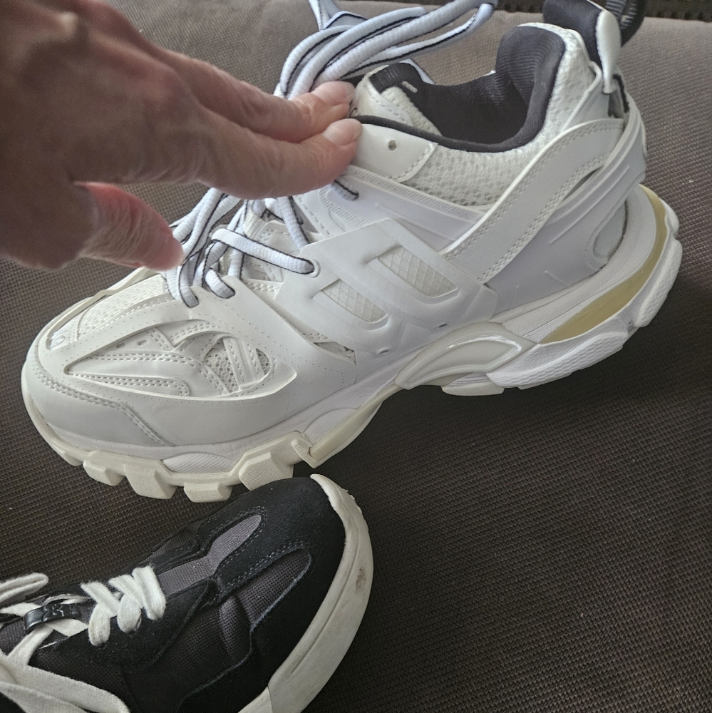 Ultra Chunky + Stylish White Men's Sneakers US Mens 7/EU 40